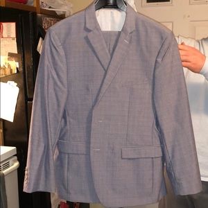 Perry Ellis grey slim fit suit WITH PANTS